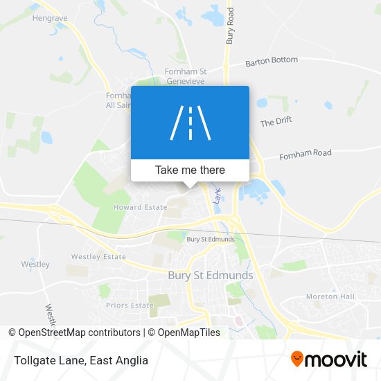 Tollgate Lane map