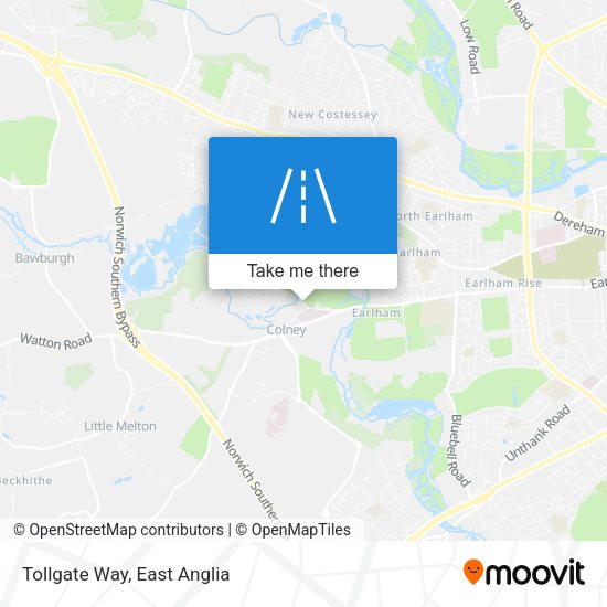 Tollgate Way map