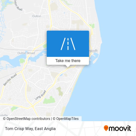 Tom Crisp Way map