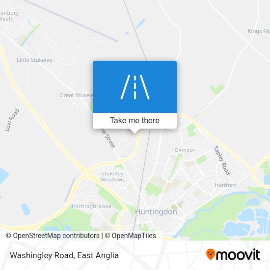 Washingley Road map