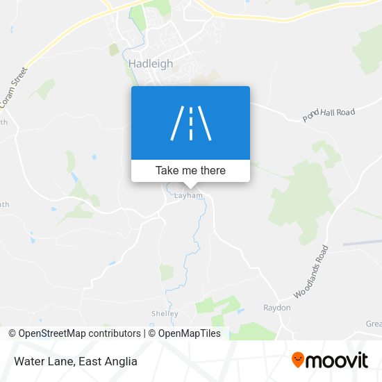 Water Lane map