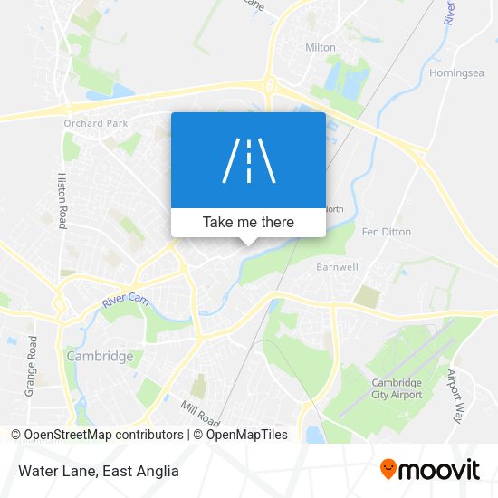 Water Lane map