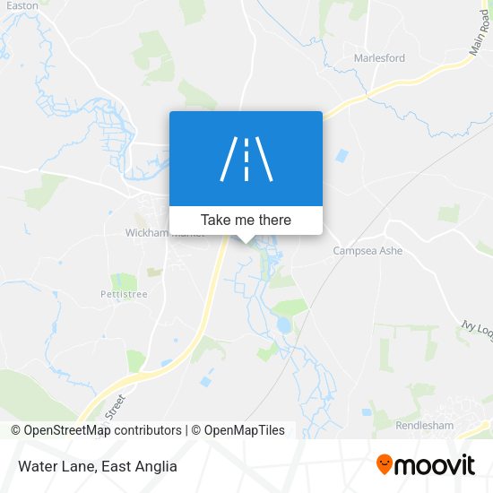Water Lane map