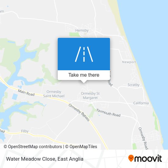 Water Meadow Close map