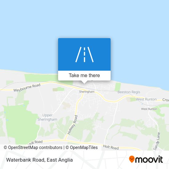 Waterbank Road map
