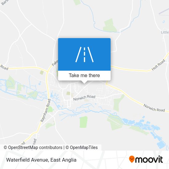 Waterfield Avenue map