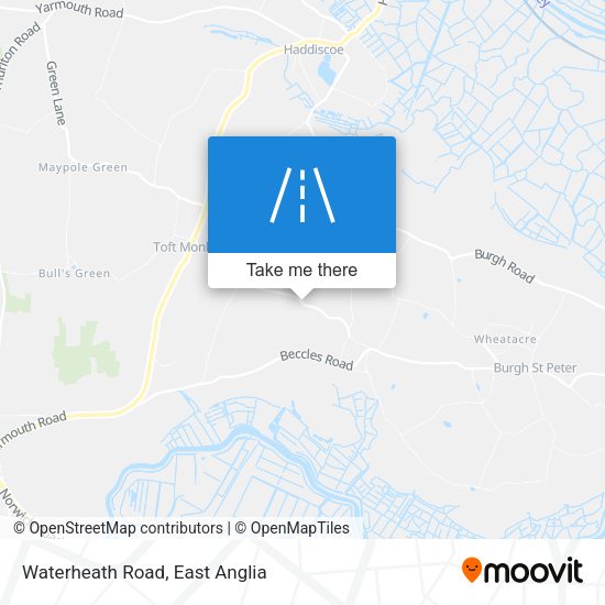 Waterheath Road map