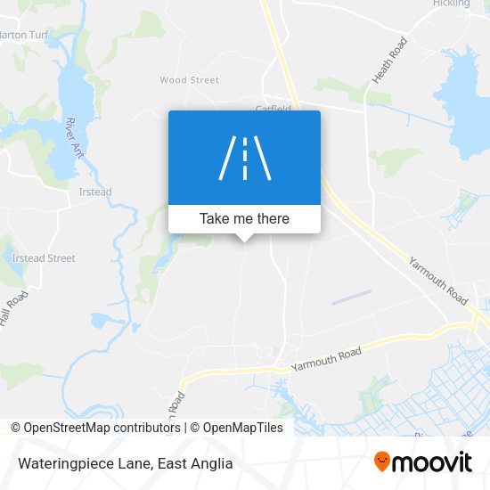 Wateringpiece Lane map