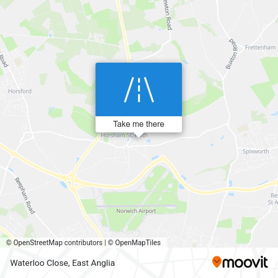Waterloo Close map