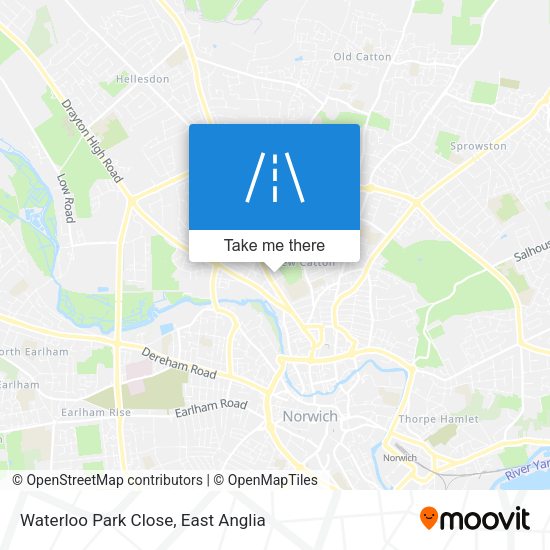 Waterloo Park Close map