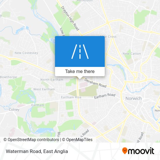 Waterman Road map