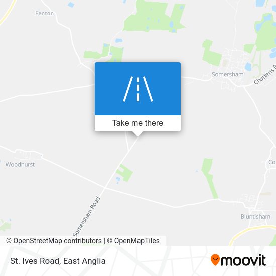 St. Ives Road map