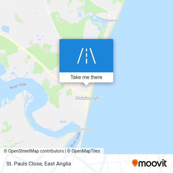St. Pauls Close map