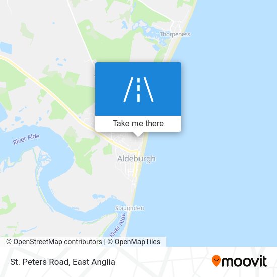 St. Peters Road map