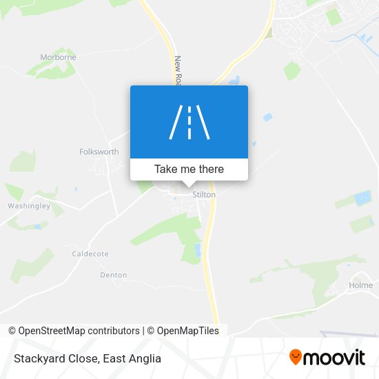 Stackyard Close map