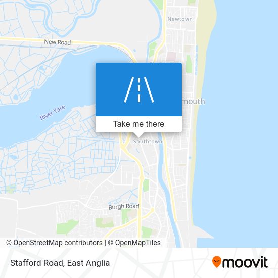 Stafford Road map