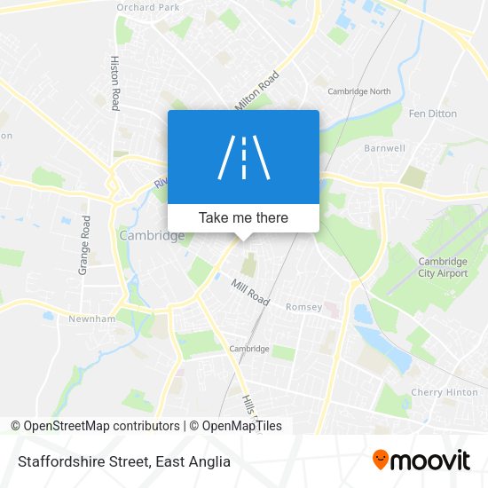 Staffordshire Street map