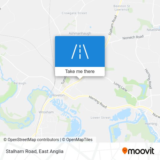 Stalham Road map