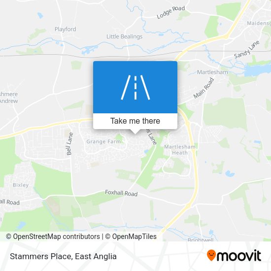 Stammers Place map