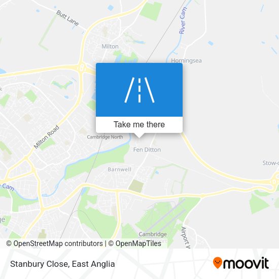 Stanbury Close map