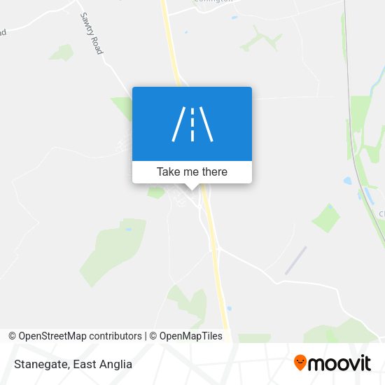 Stanegate map