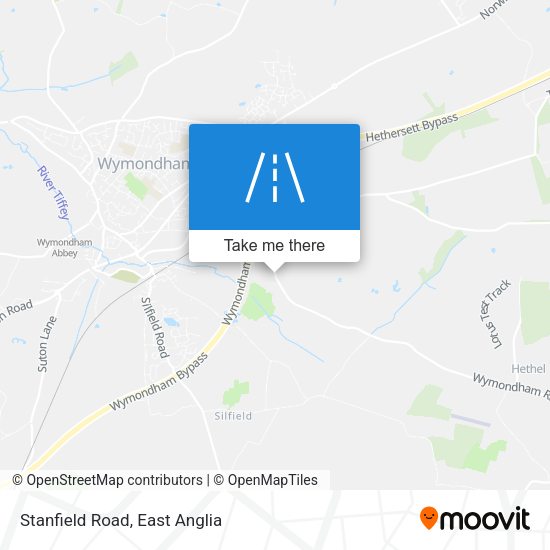 Stanfield Road map