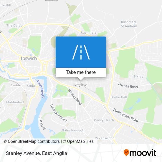 Stanley Avenue map