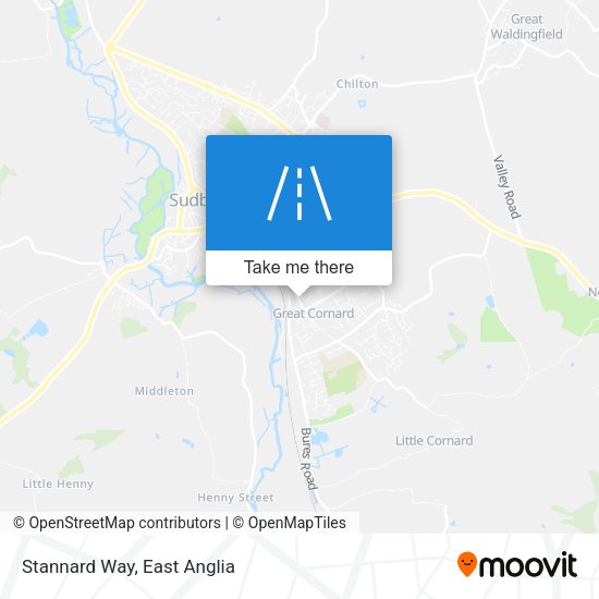 Stannard Way map