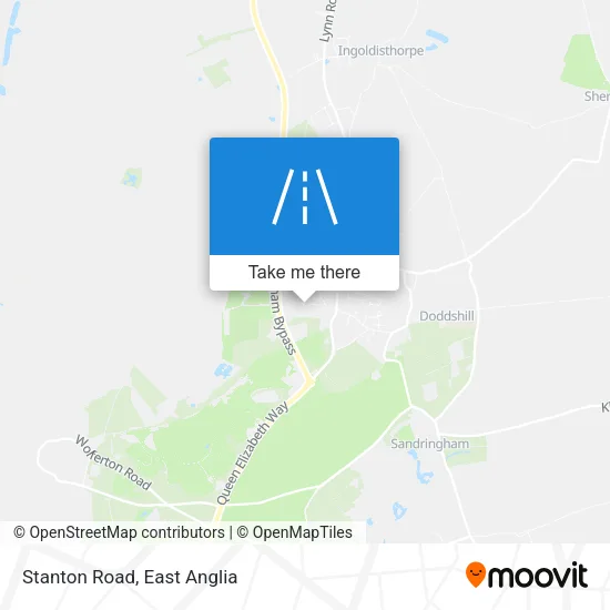Stanton Road map