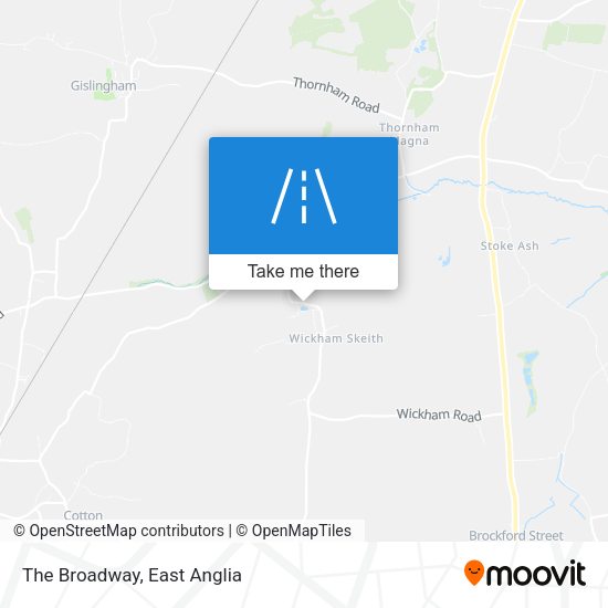 The Broadway map