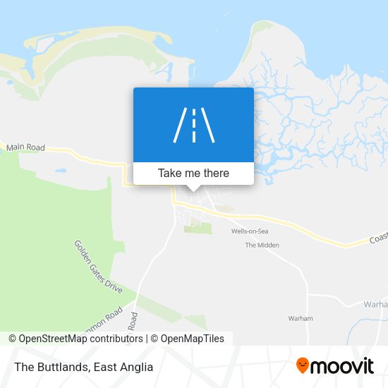 The Buttlands map
