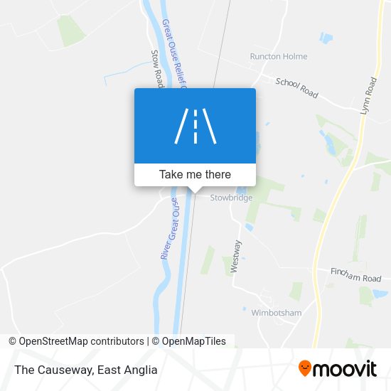 The Causeway map