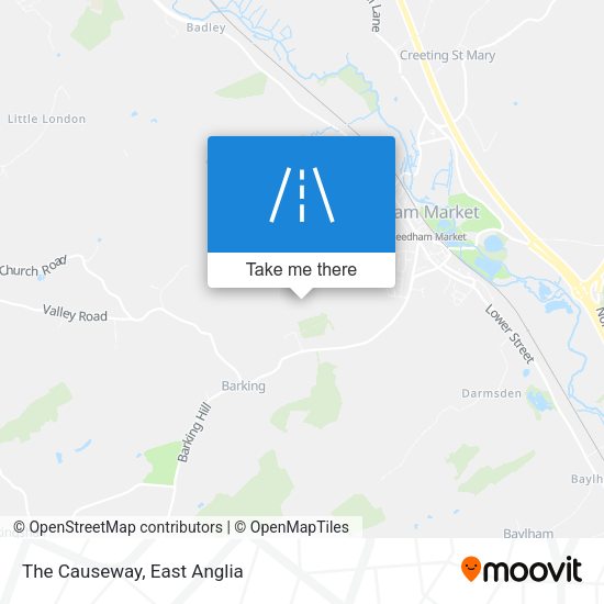 The Causeway map