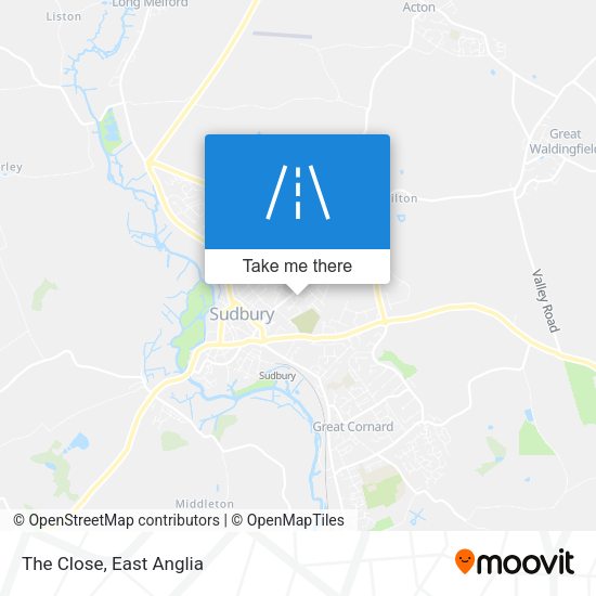 The Close map