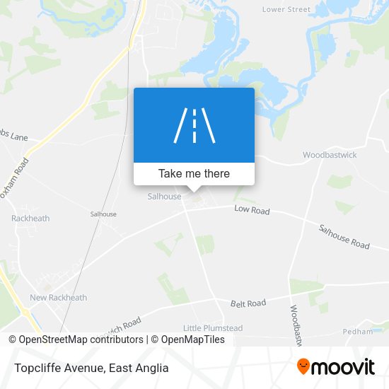 Topcliffe Avenue map