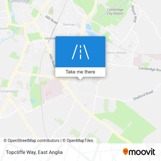 Topcliffe Way map