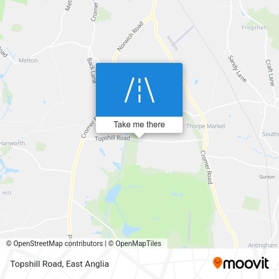 Topshill Road map