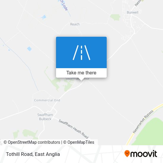 Tothill Road map