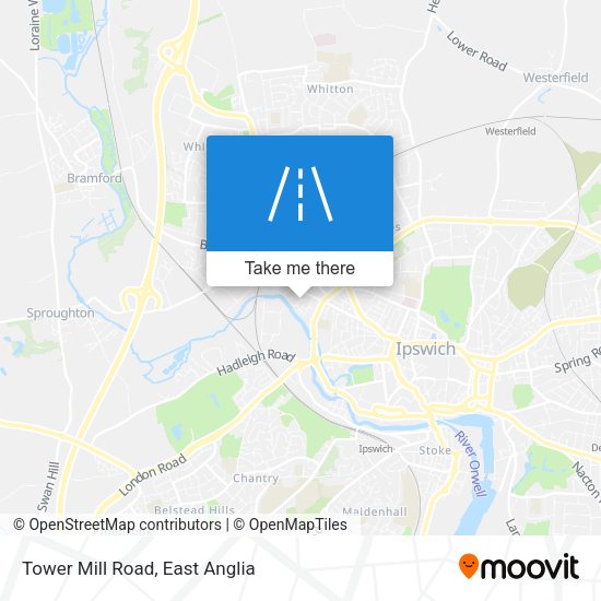 Tower Mill Road map
