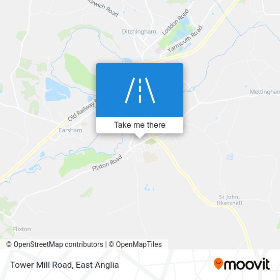 Tower Mill Road map