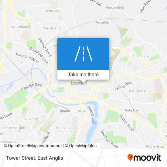 Tower Street map