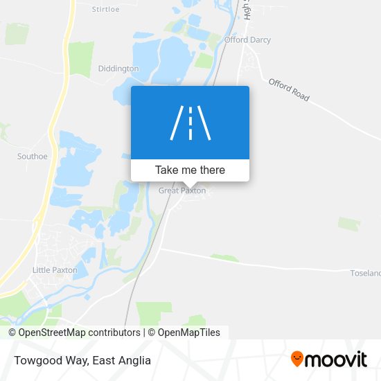 Towgood Way map