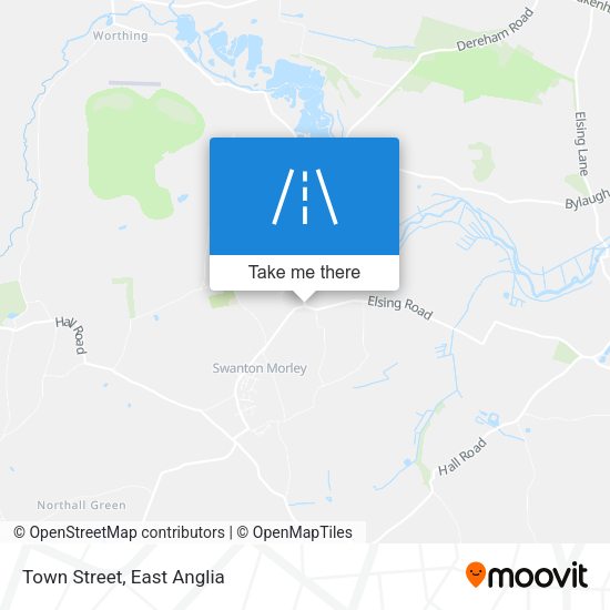 Town Street map