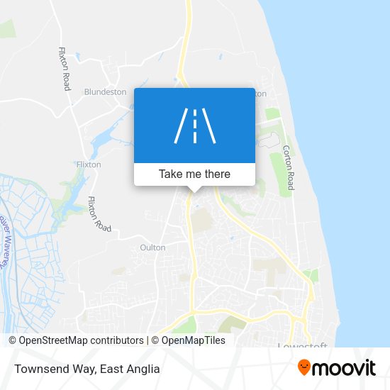 Townsend Way map