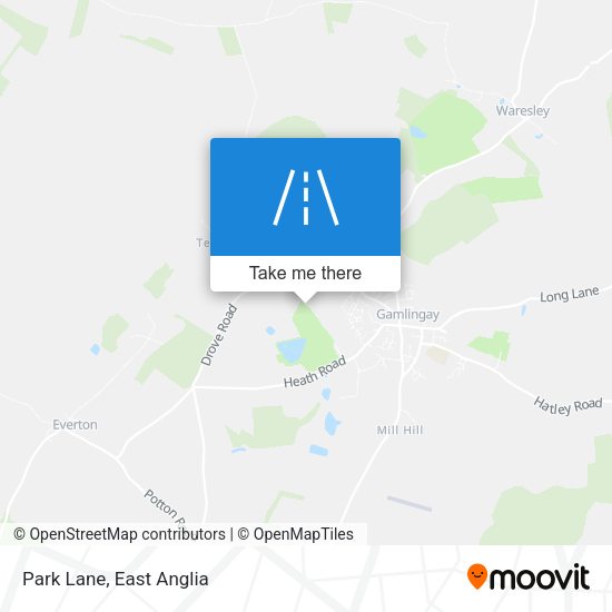 Park Lane map