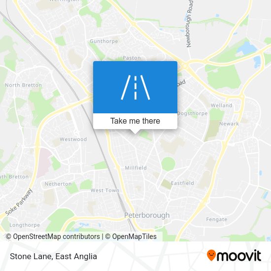 Stone Lane map