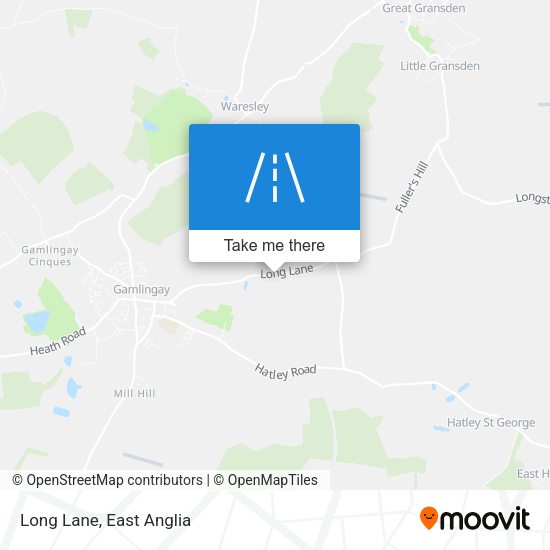 Long Lane map