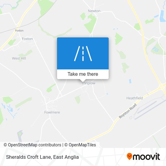 Sheralds Croft Lane map