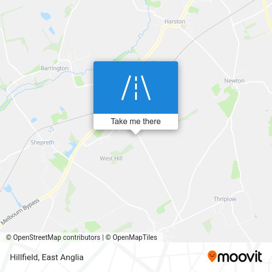 Hillfield map