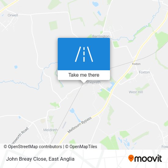 John Breay Close map